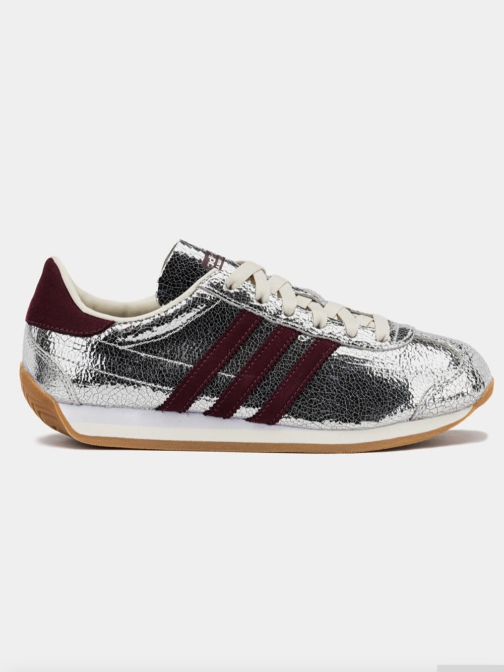 adidas Country OG W "Silver Metallic Maroon size US women’s 9 - Picture 3 of 9